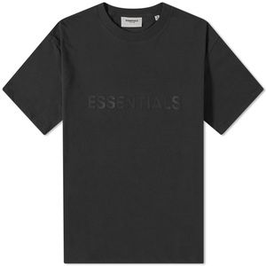 Fear of God Essential Black Logo Tee (Size XXL)